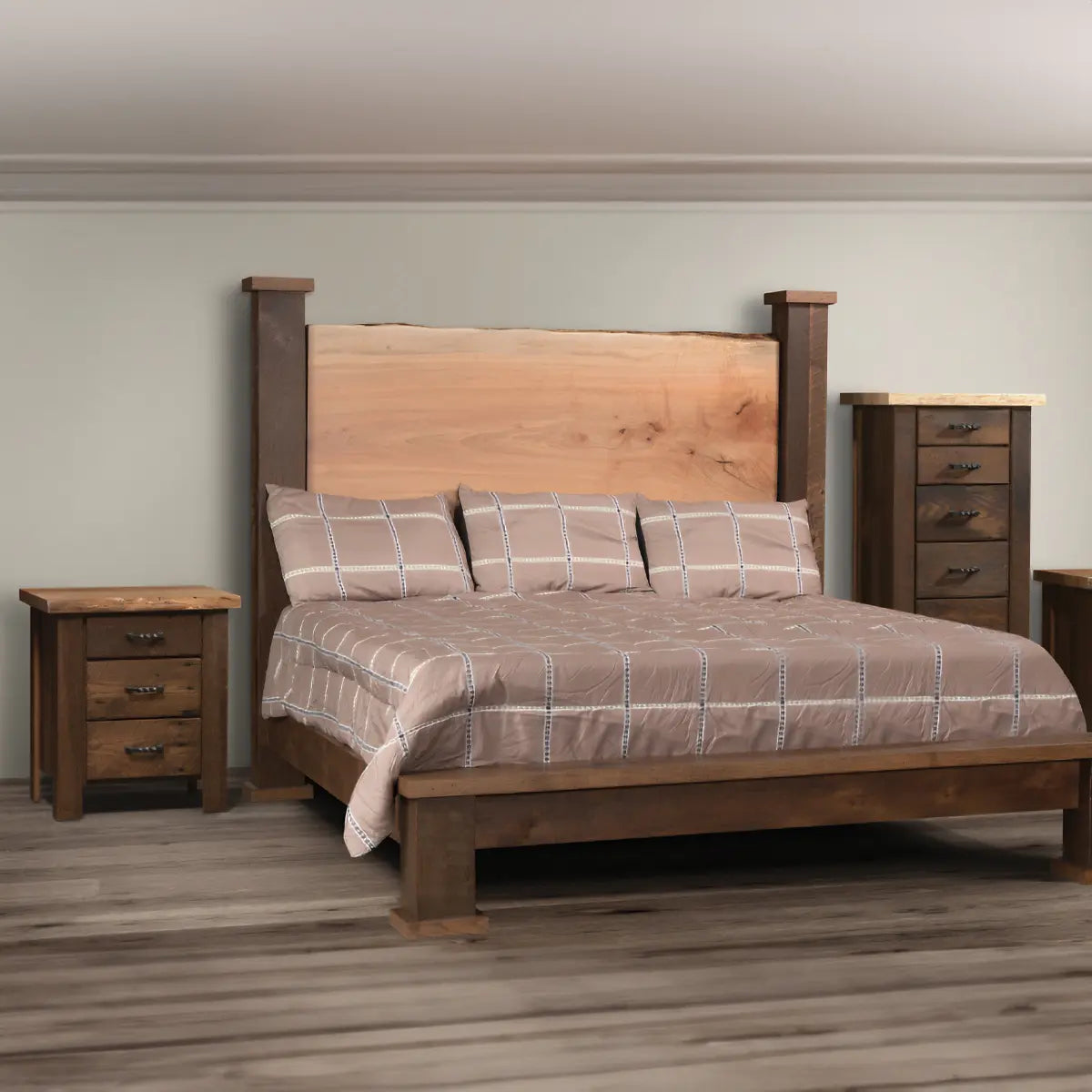 Toryn Live Edge Maple Bed, King Size