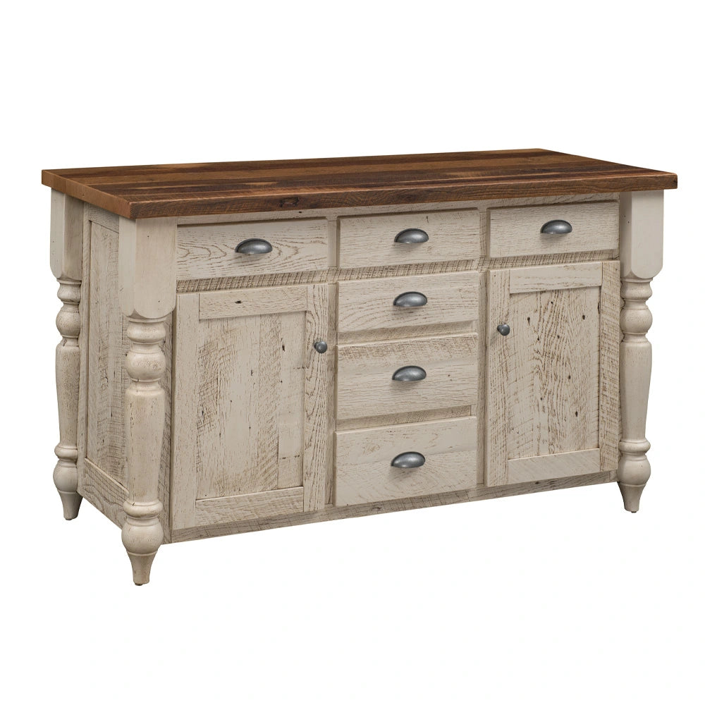 Walden White Farmhouse Buffet Rustic Red Door
