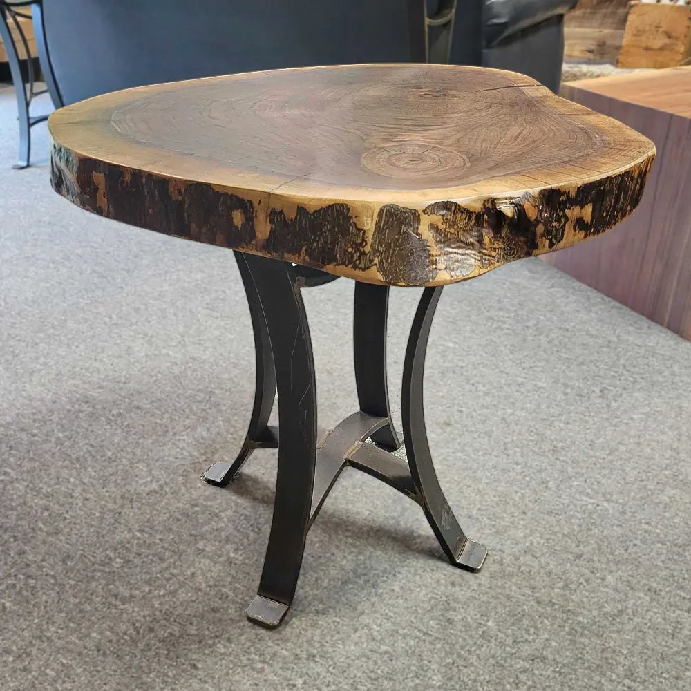 Live Edge End Table