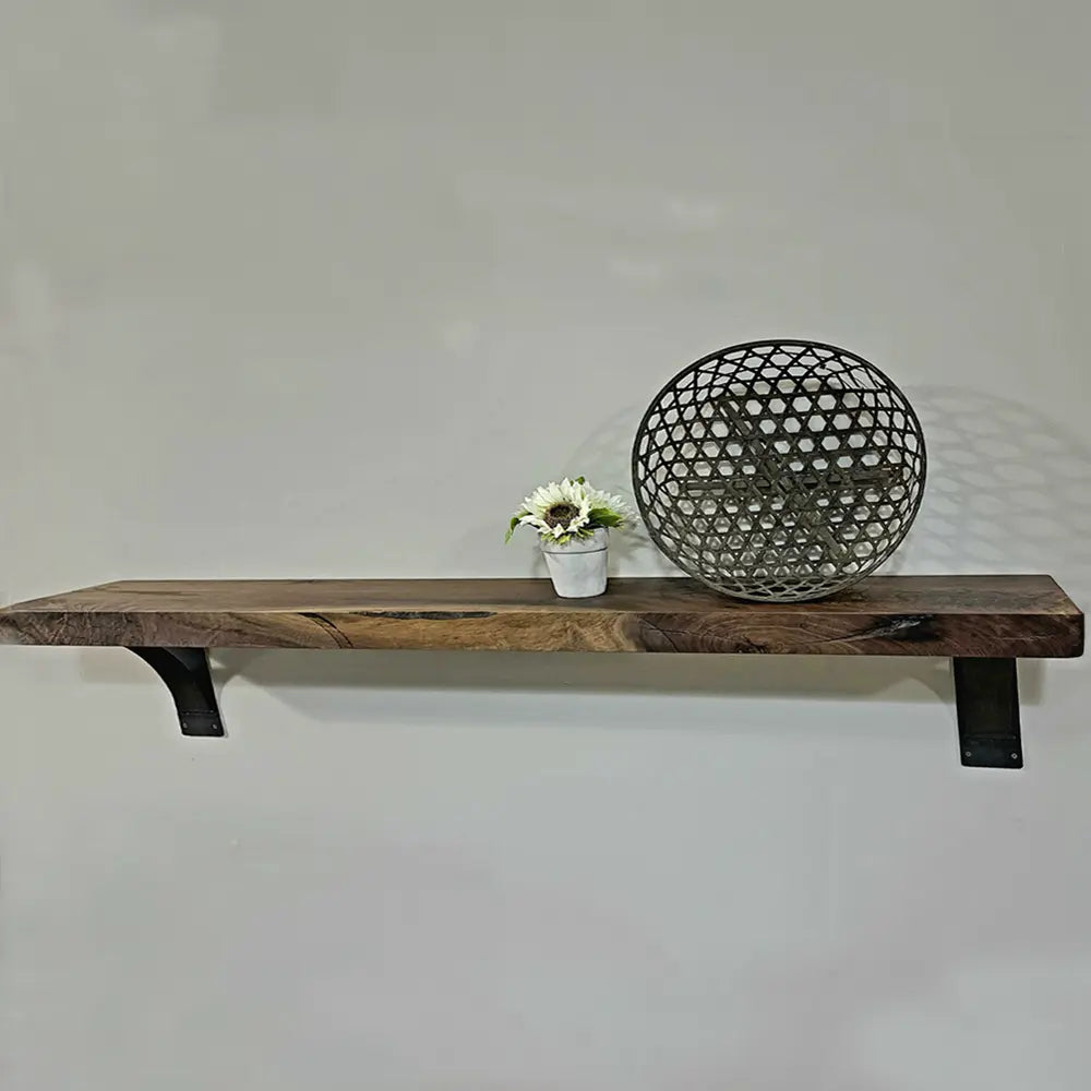 Walnut Wood Mantel