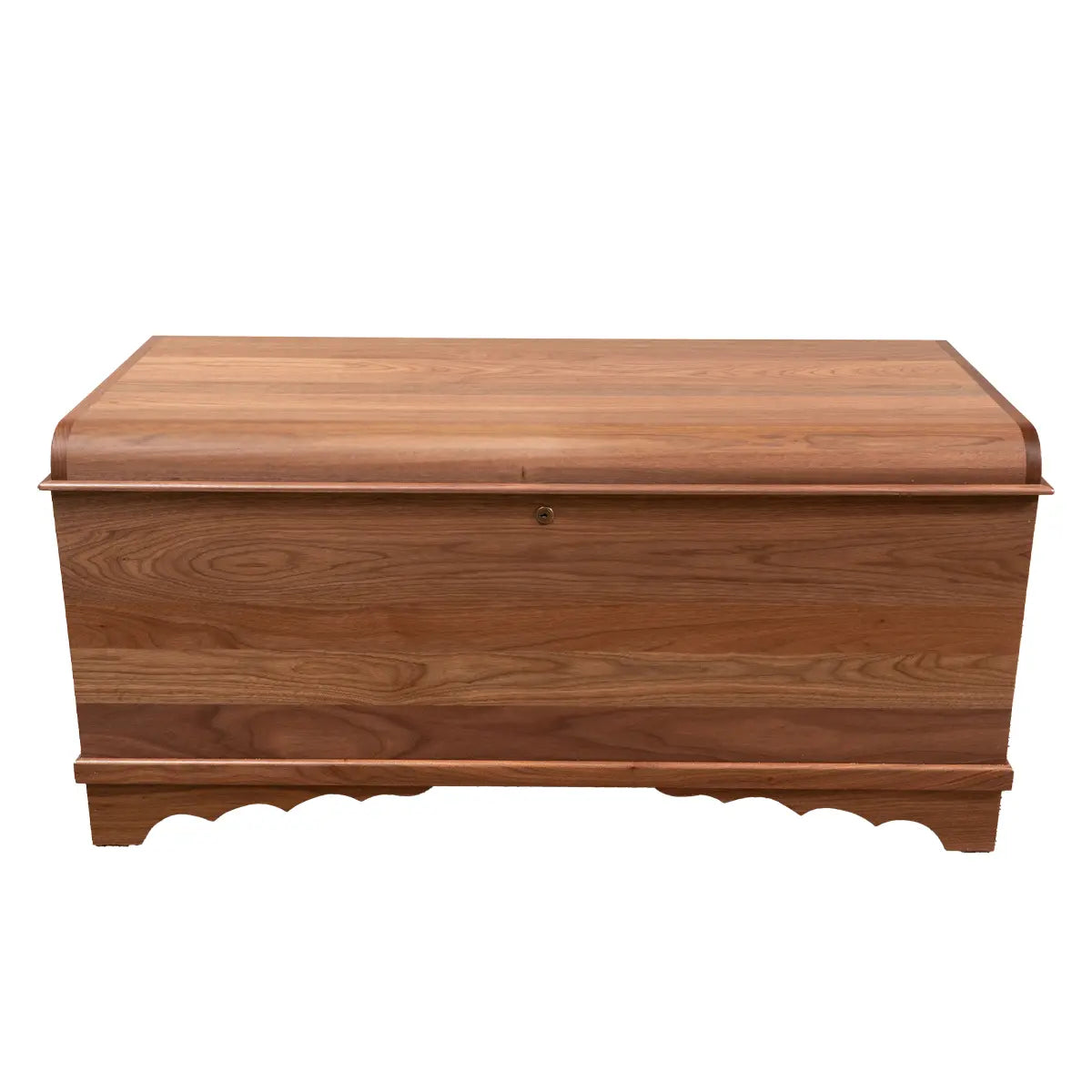 Walnut Waterfall Cedar Chest Rustic Red Door