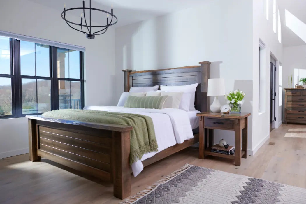 Weston Rustic Maple Bedroom Set