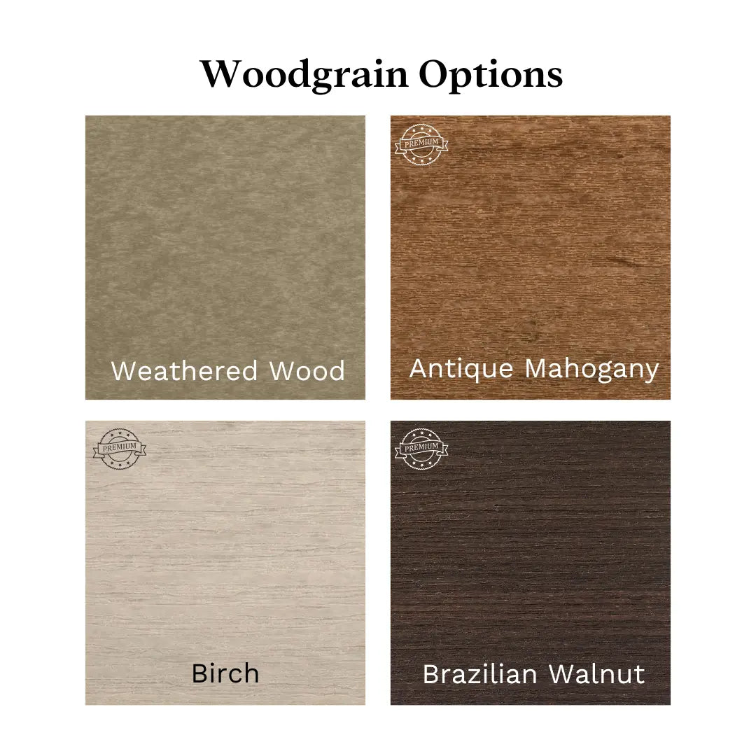 outdoor lounge furniture woodgrain options