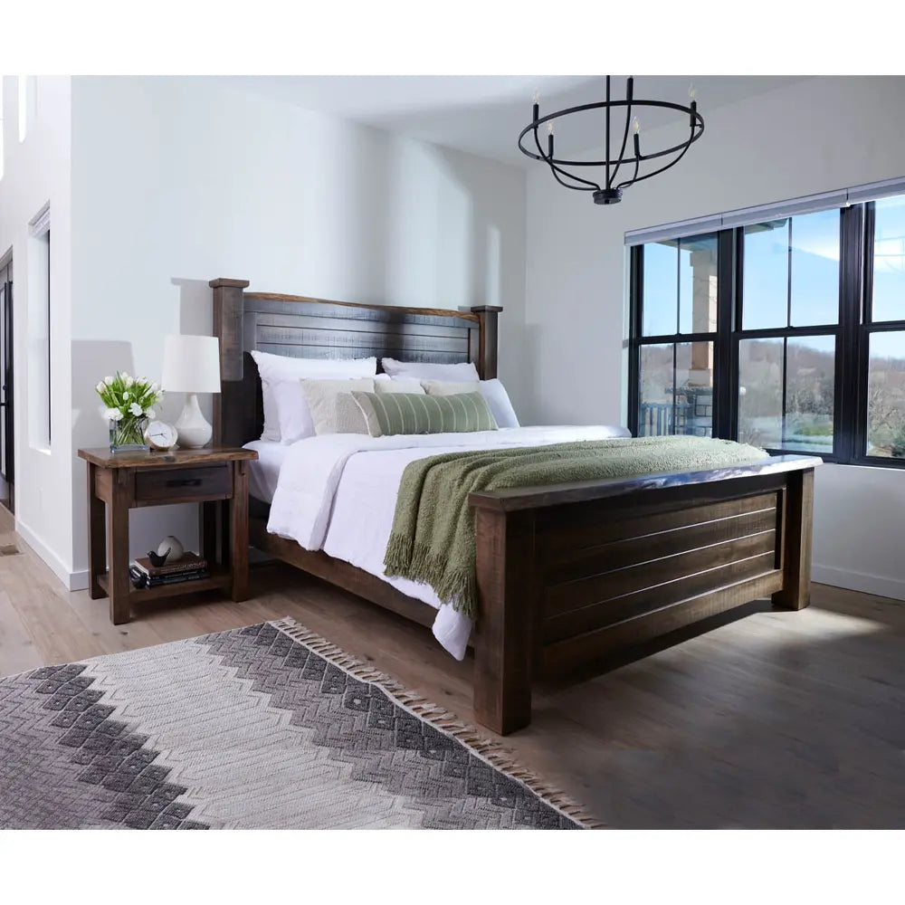 Weston Wormy Maple Bed Frame