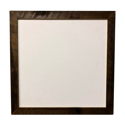 Reclaimed Wood Square Picture Frame, 24" x 24" Opening, 27.5" Square - Rustic Red Door Co.
