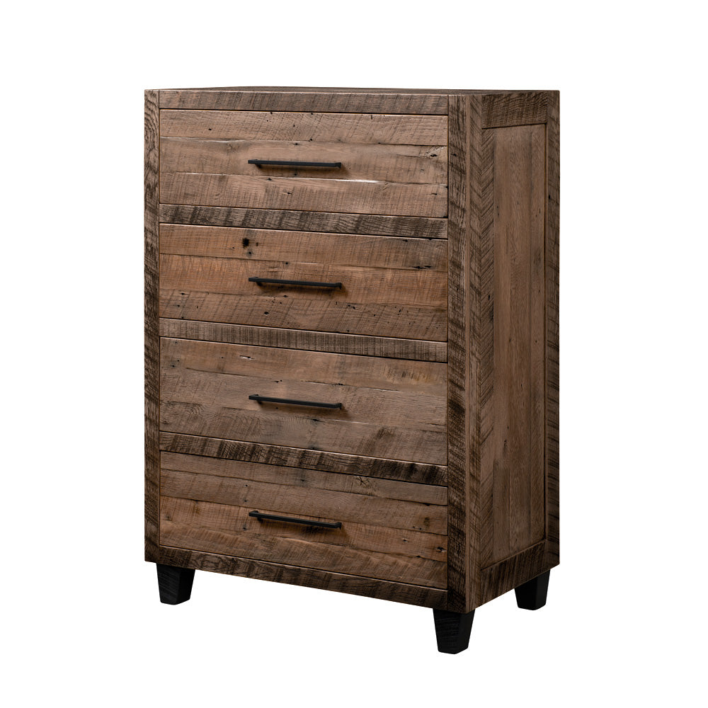 Modern Reclaimed Wood Dresser, Provincial Stain