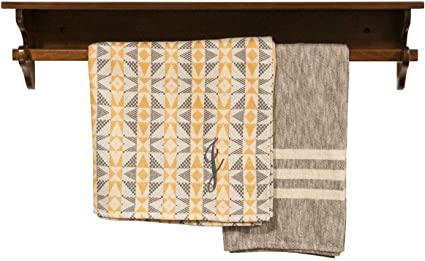 Cherry Quilt Rack with Shelf