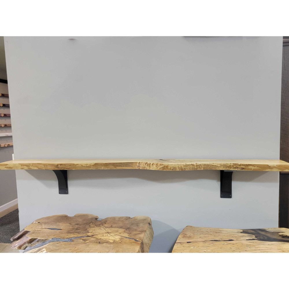 99" Live Edge Ash Mantel