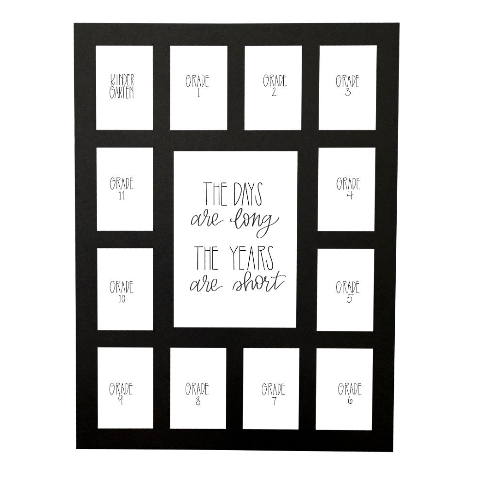 School picture days black mat