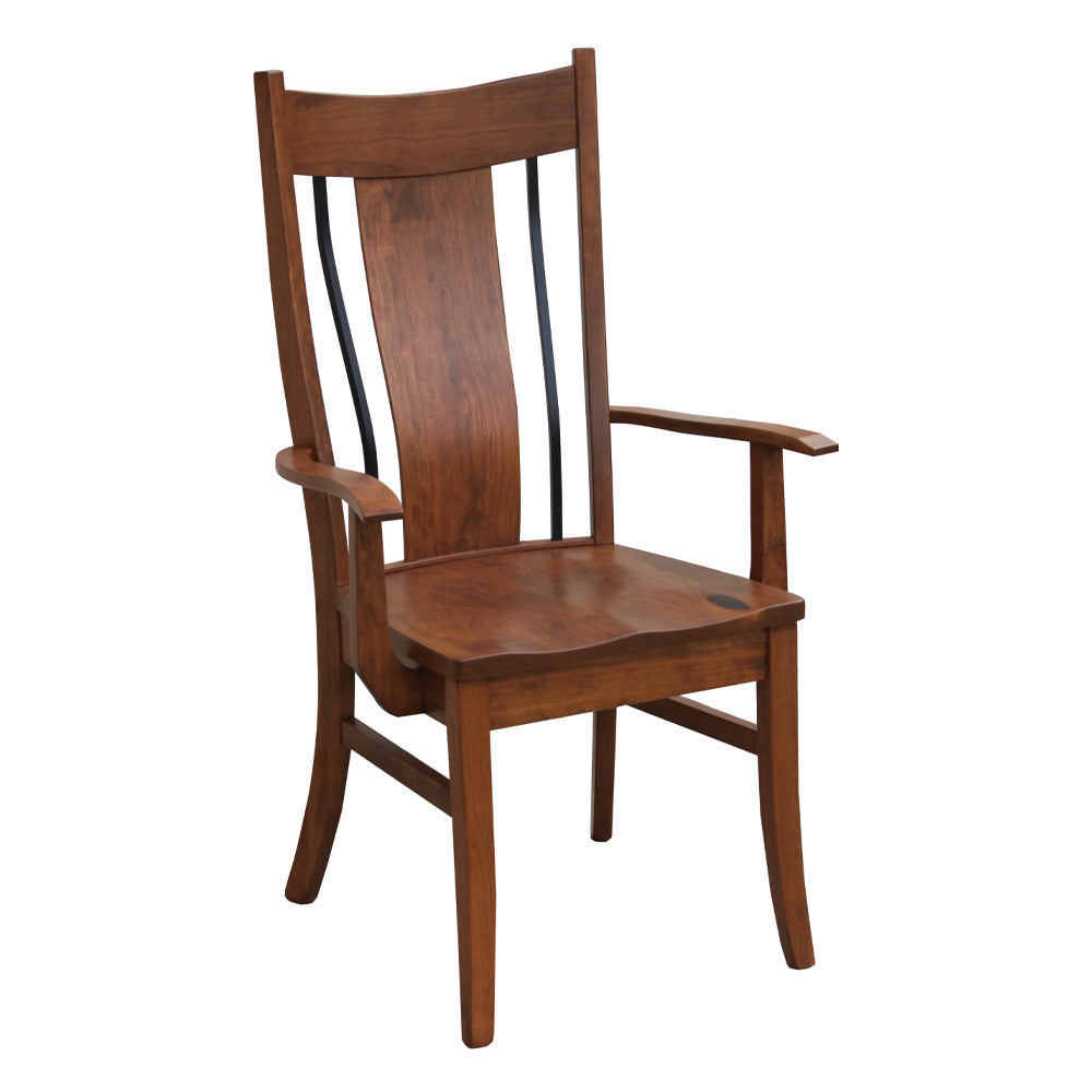 Easton Wood and Iron Dining Chair