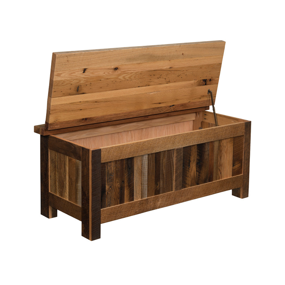 Fullerton Farmhouse Reclaimed Wood Blanket Chest