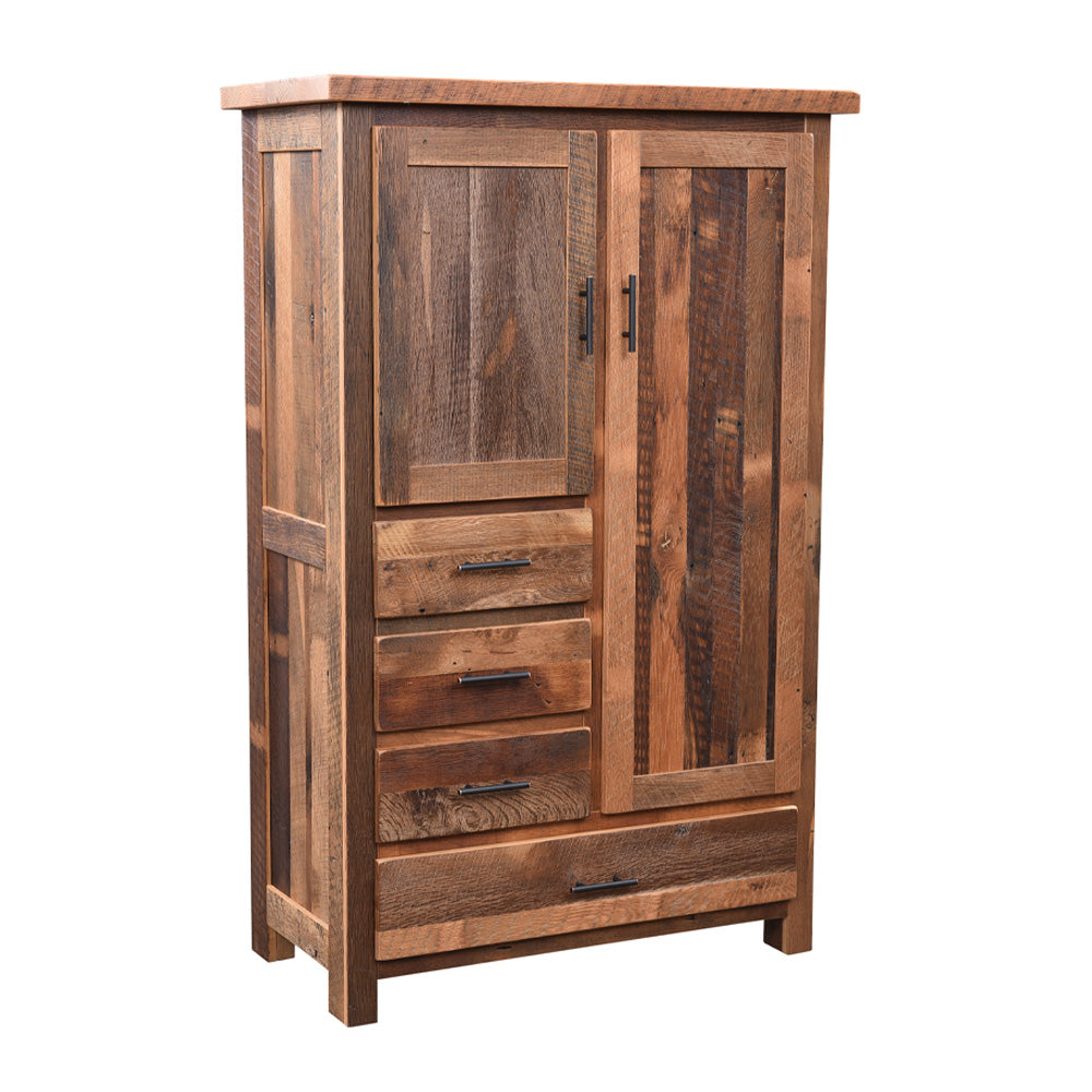 Fullerton Reclaimed Barnwood Armoire