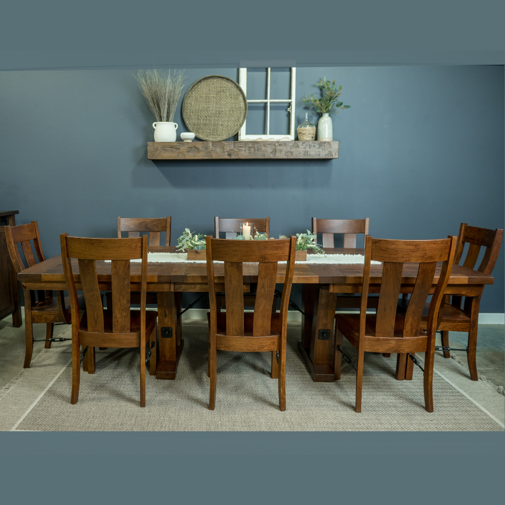84" Holbrooke Expandable Cherry Dining Table