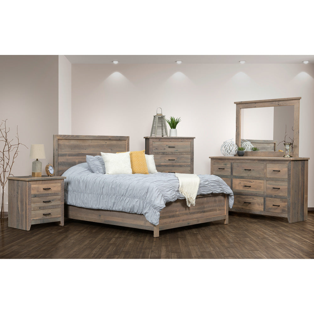 Madison Modern Farmhouse Grey Dresser, 5 drawers
