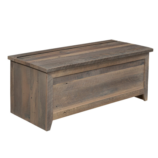 Madison Gray Reclaimed Wood Blanket Chest