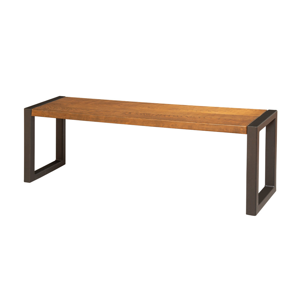 Martin wood Bench Steel Base