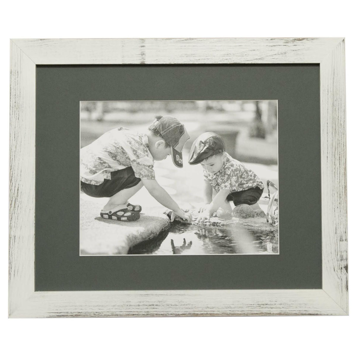 White Wooden Matted Picture Frame, 16x20