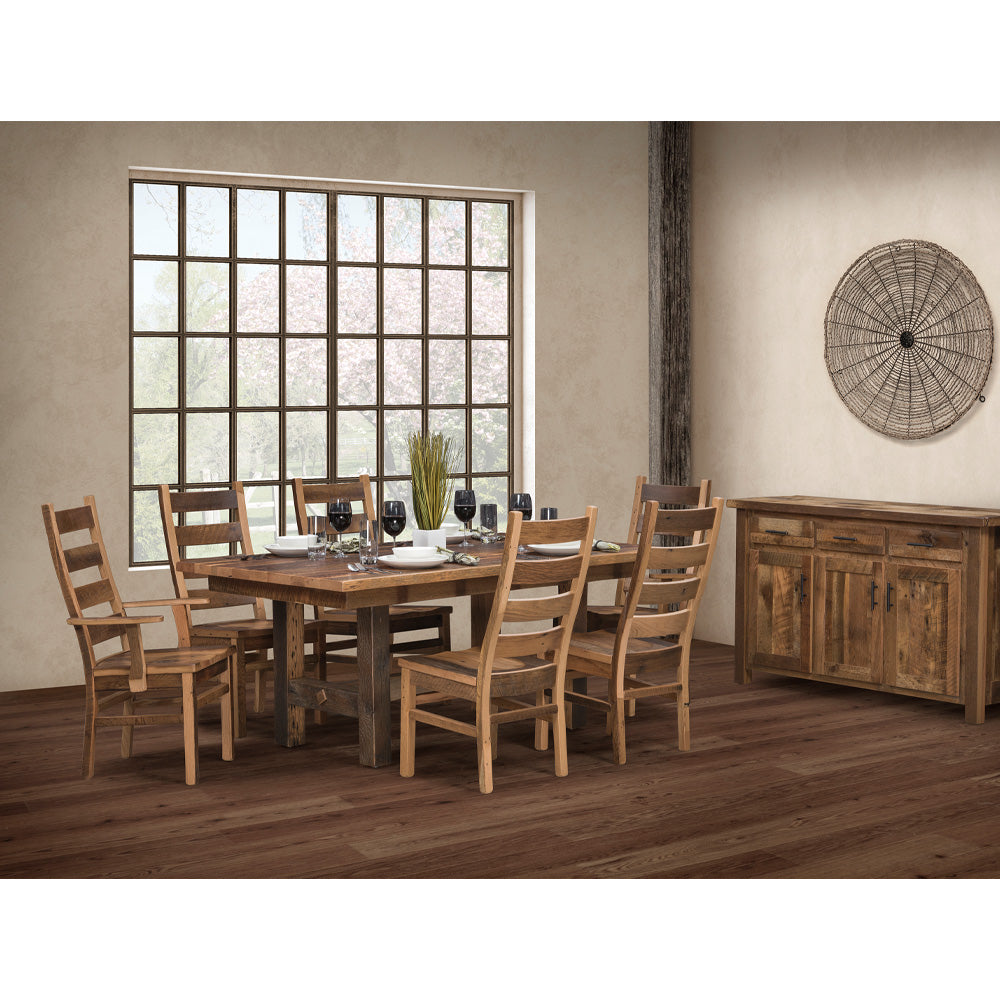 Acadia Reclaimed Barnwood Dining Table