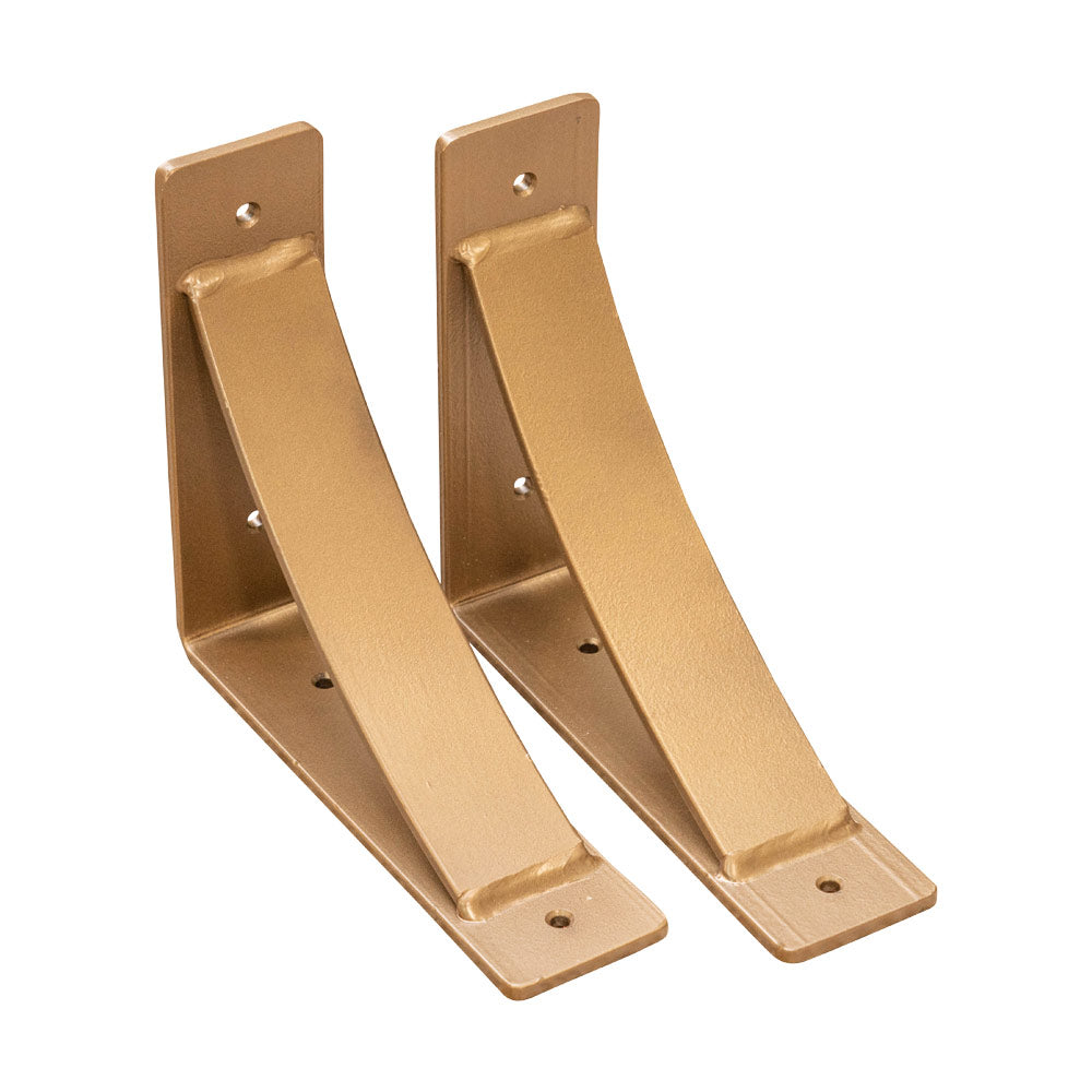 8x9 Mist Bronze Steel Shelf Brackets
