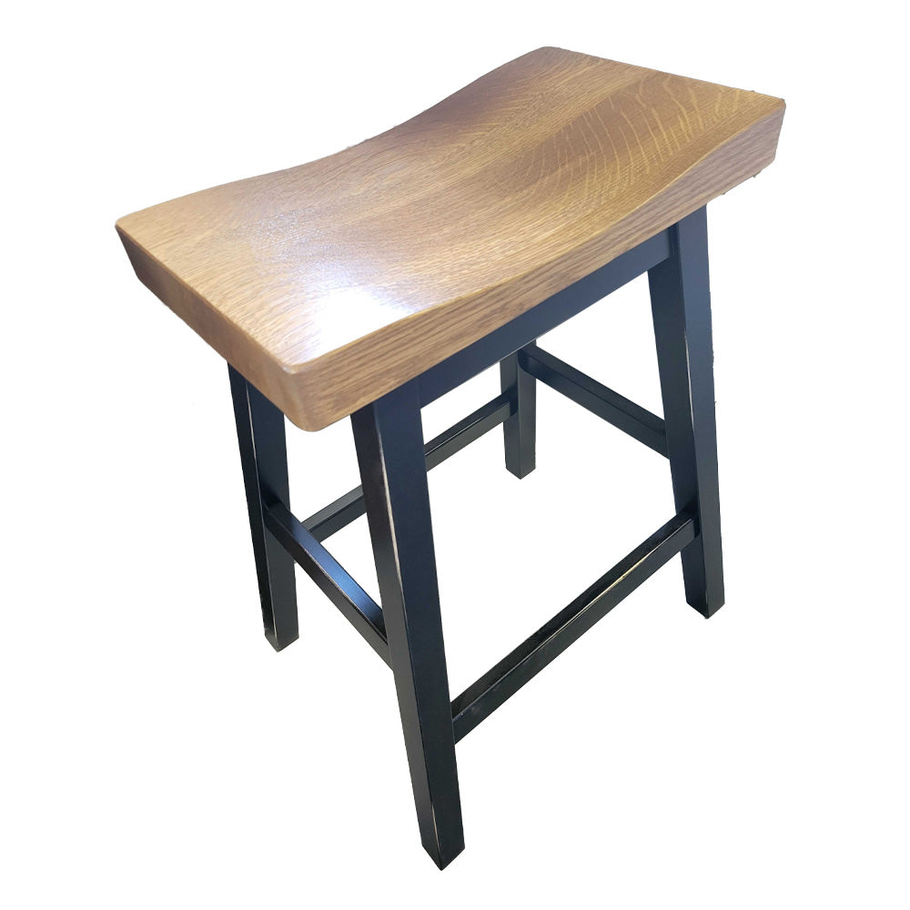 Backless Bar Stool Oak