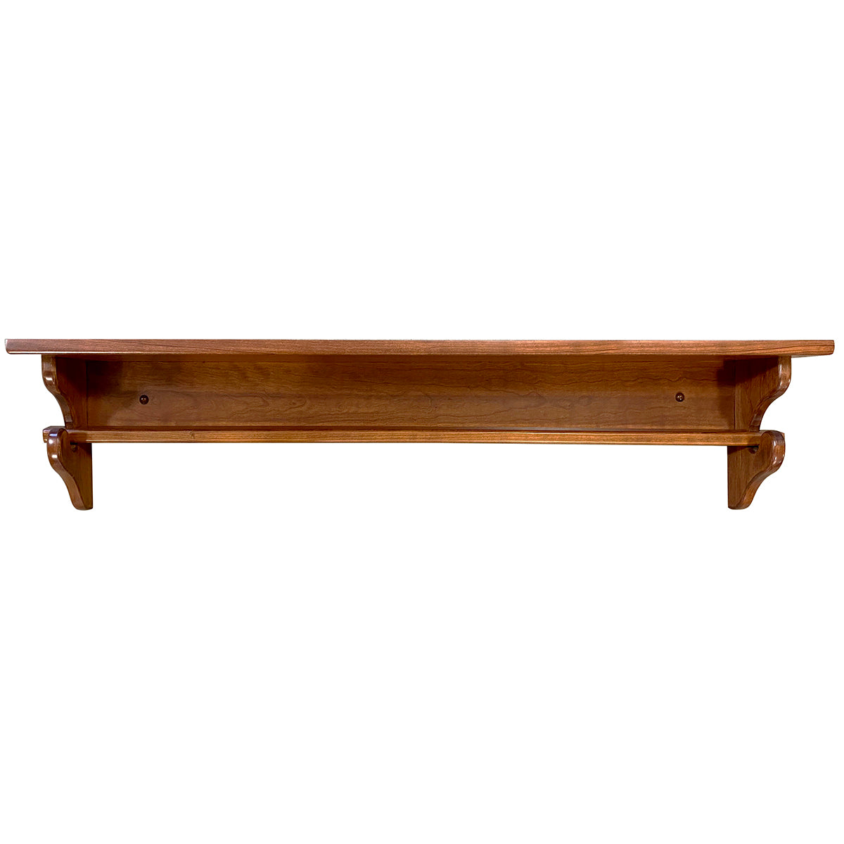 Cherry Quilt Rack with Shelf