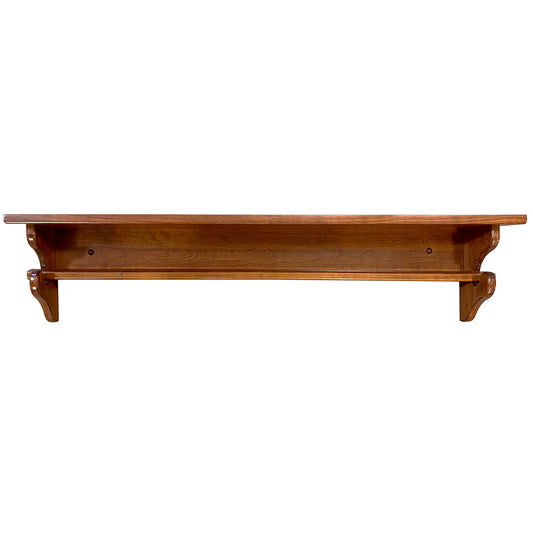 Cherry Quilt Rack with Shelf
