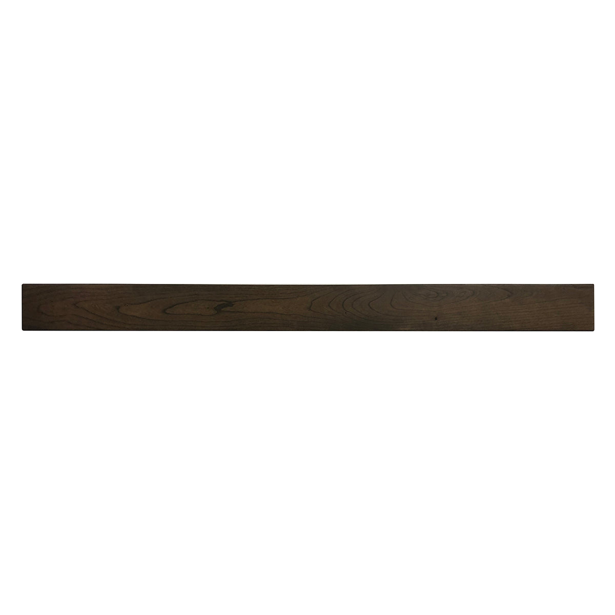 Dark Cherry Wood Floating Shelf Tobacco Stain