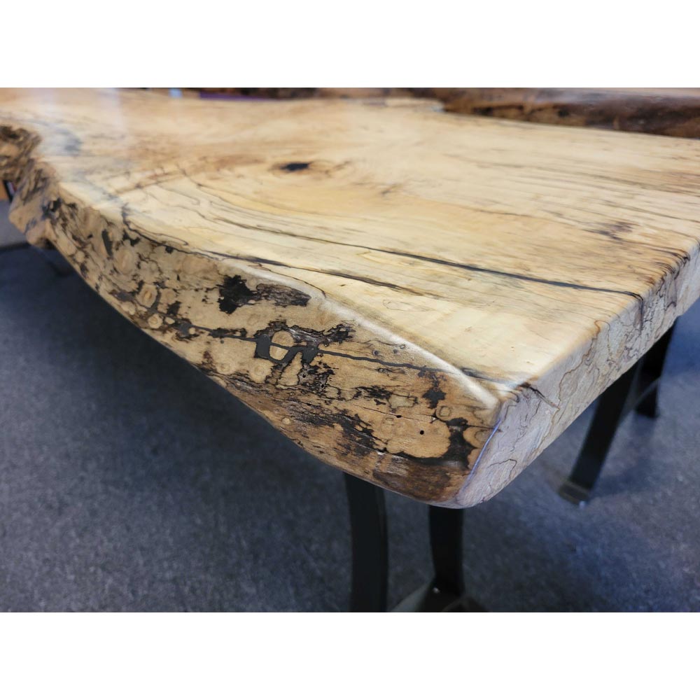 100" Live Edge Maple Console Table