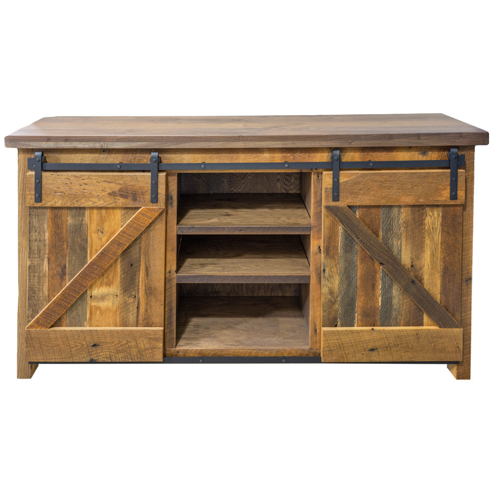 Middleton Entertainment Center with Barn Doors
