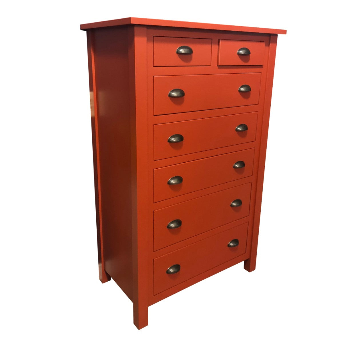 Red Farmhouse Dresser