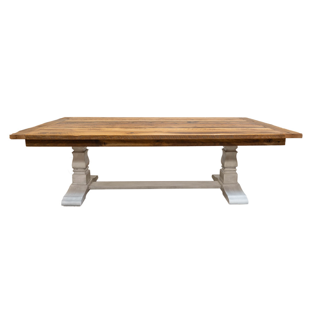 Farmhouse Table White Base, Trestle Base
