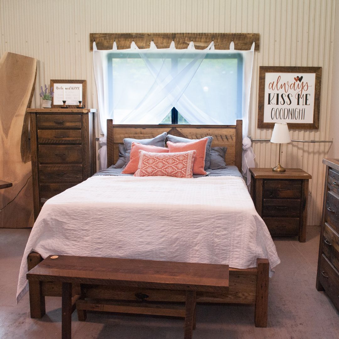 Foxfield Reclaimed Wood Bed Frame