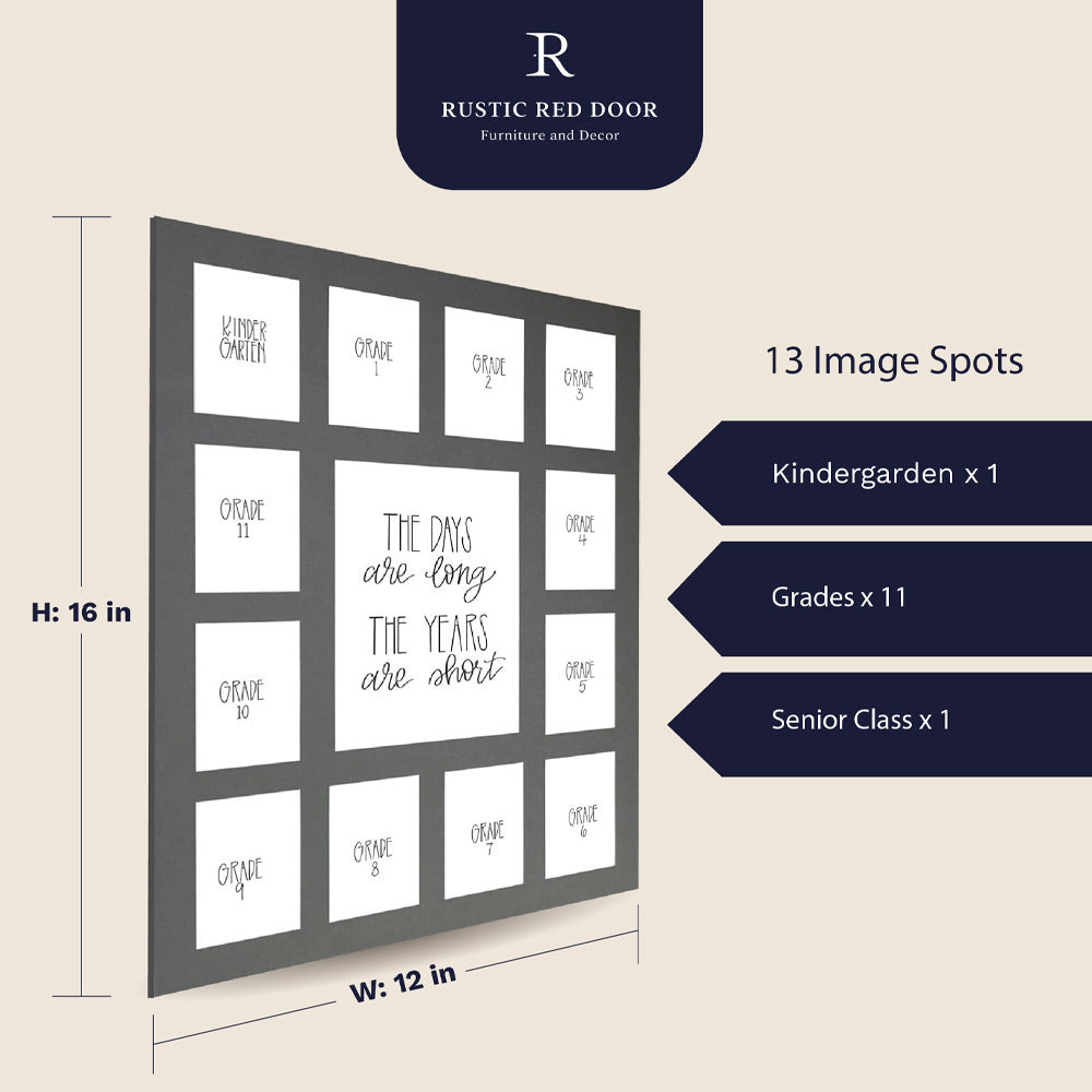 Grey school Picture Mat, K-12 Photos