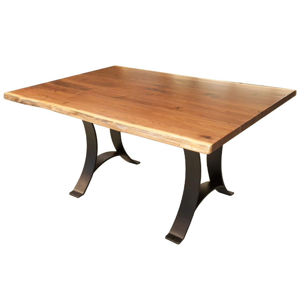 Hayden Live Edge Walnut Dining Table