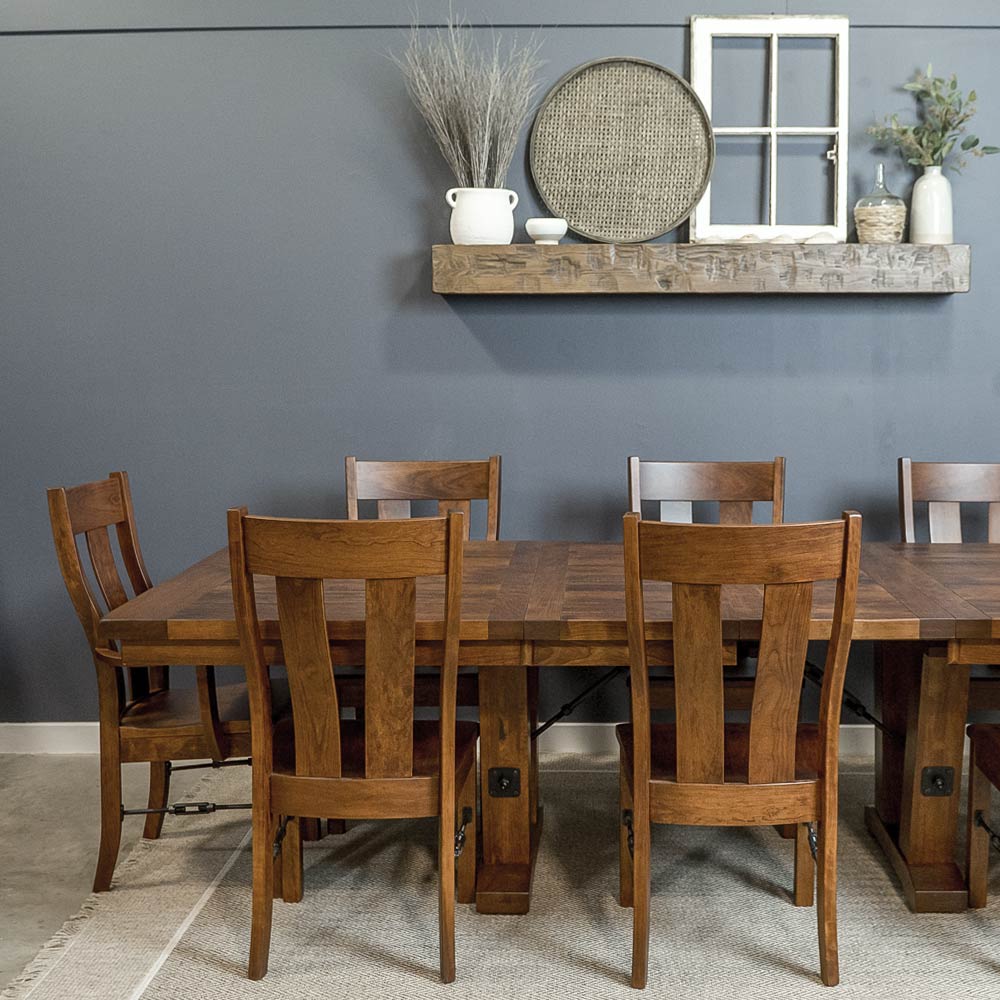 Holbrooke Rustic Cherry Wood Dining Chair