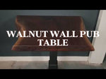 Walnut Wood Pub Table Video