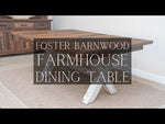 Foster Farmhouse Barnwood Dining Table