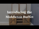 Middleton Farmhouse Buffet with Barn Doors