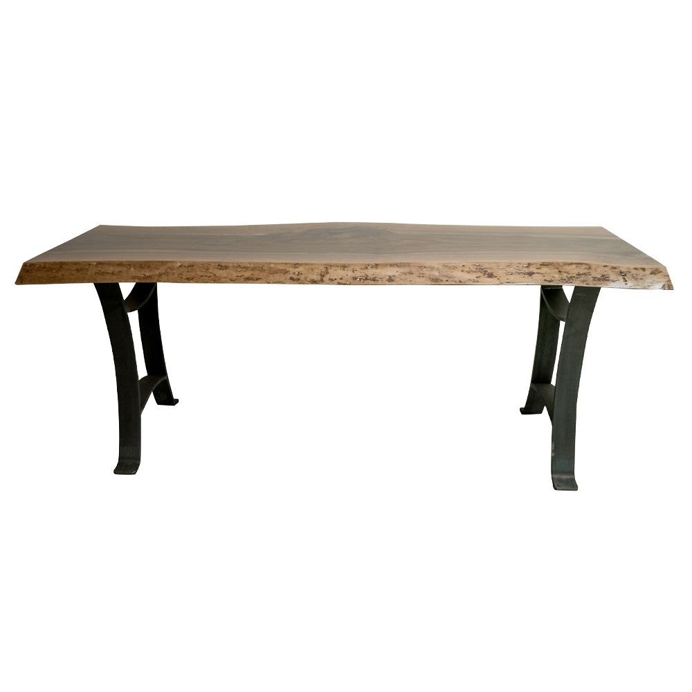 Live Edge Walnut Wood Desk