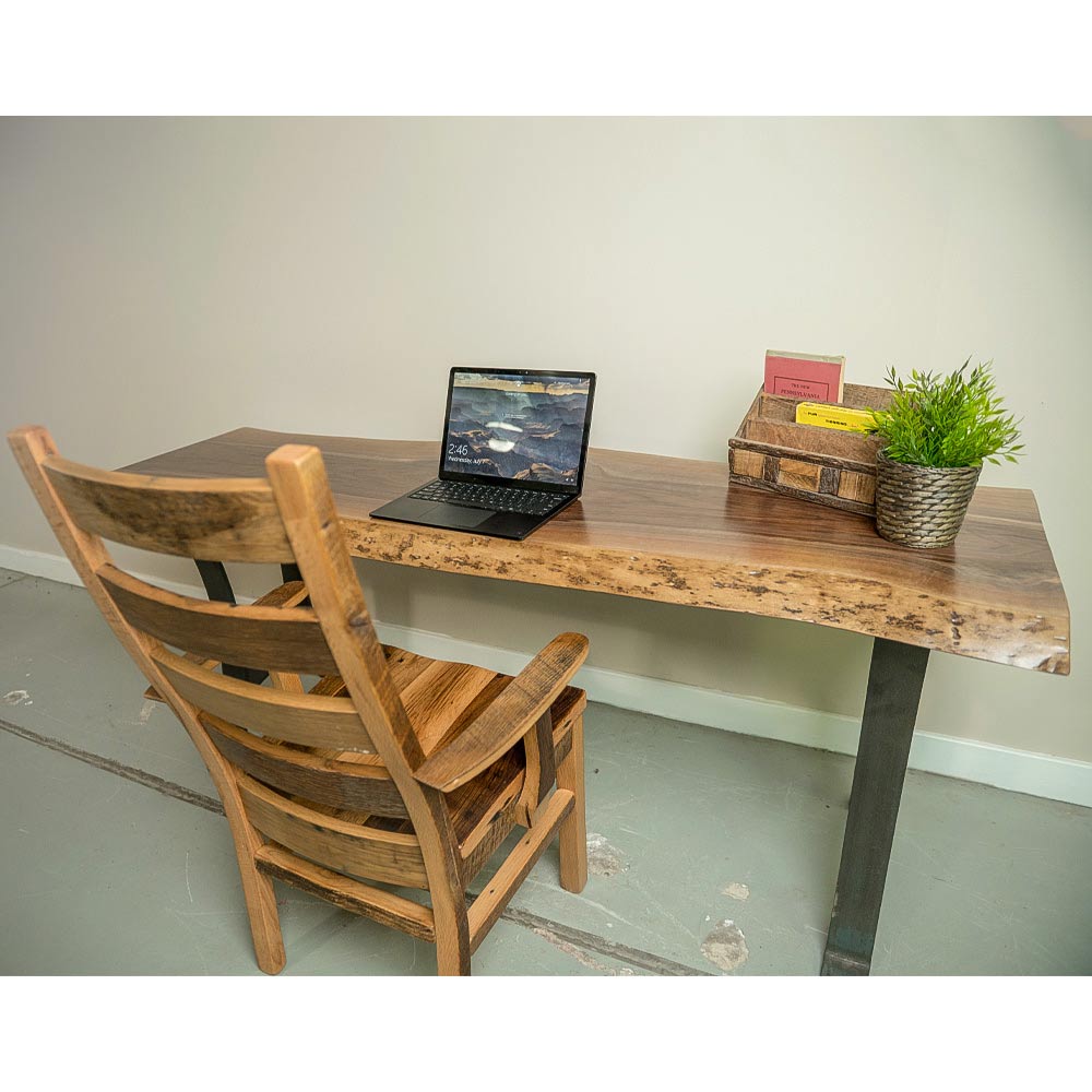 Walnut Slab Desk