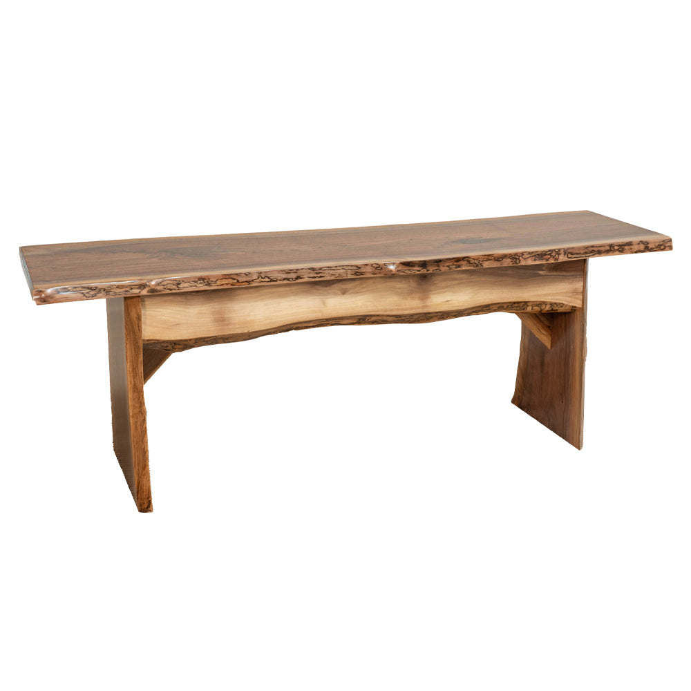 Live Edge WAlnut Wood Bench
