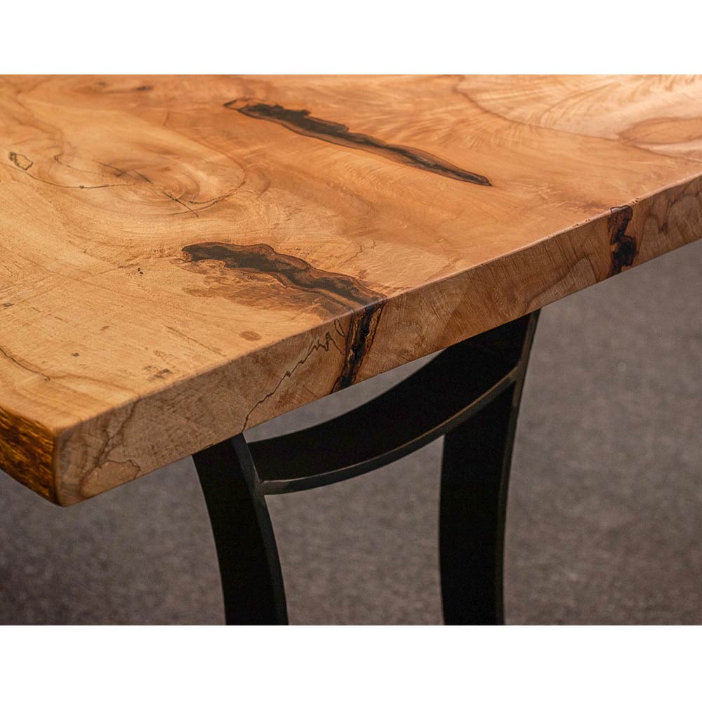 Live Edge Wood Desk, Maple