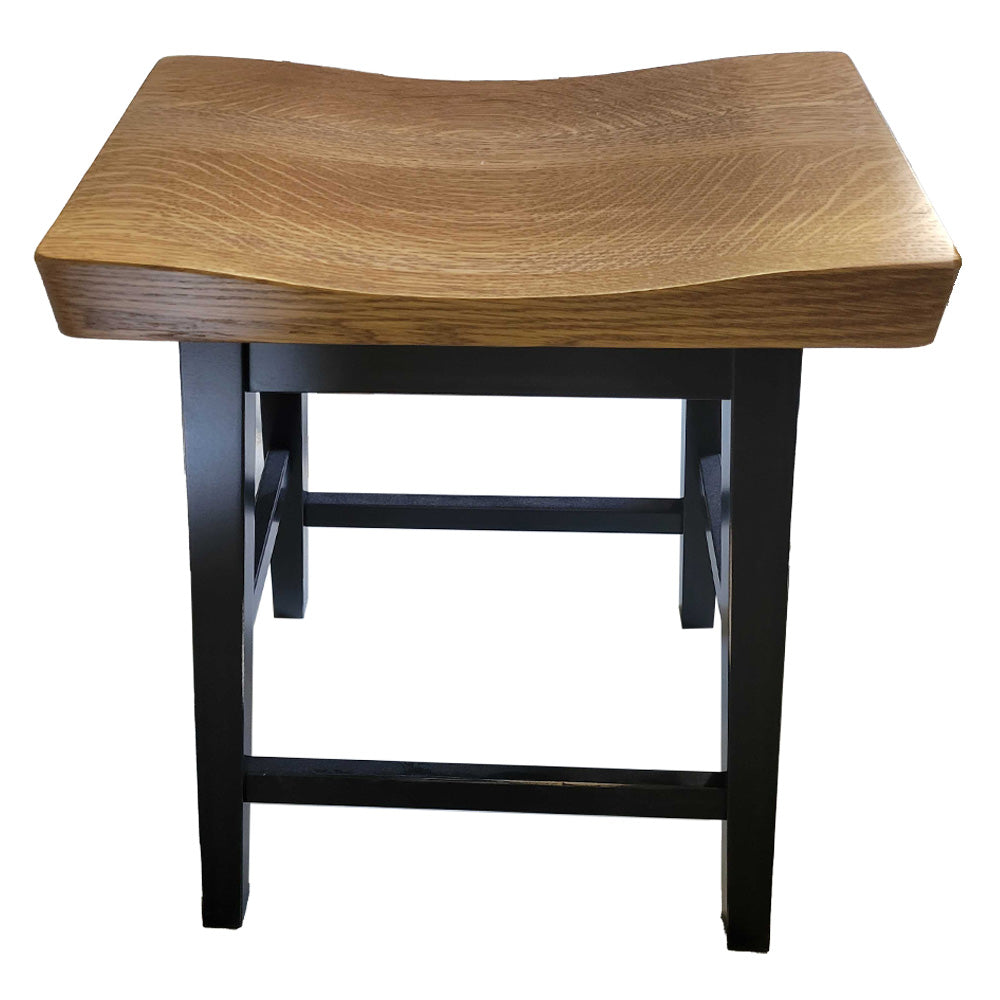 Quartersawn Oak Backless Stool