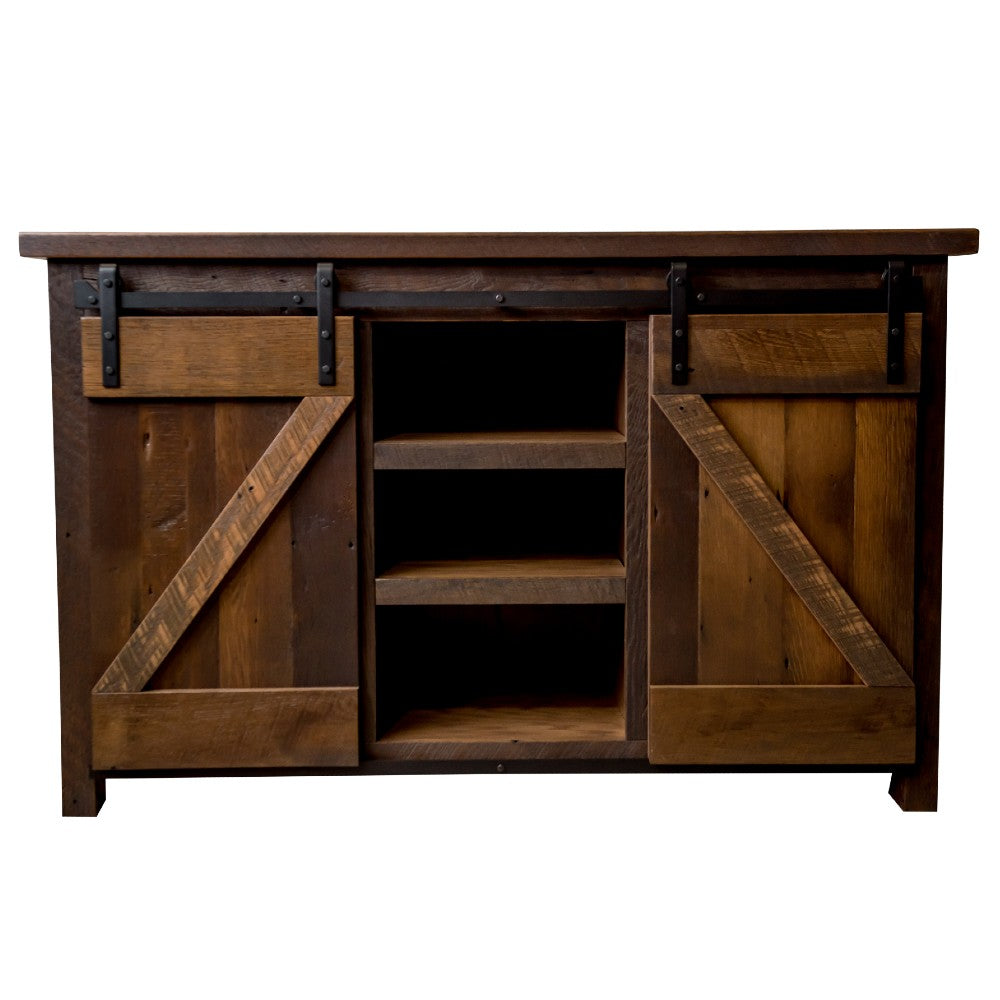 60" Pierce Rustic Entertainment Center