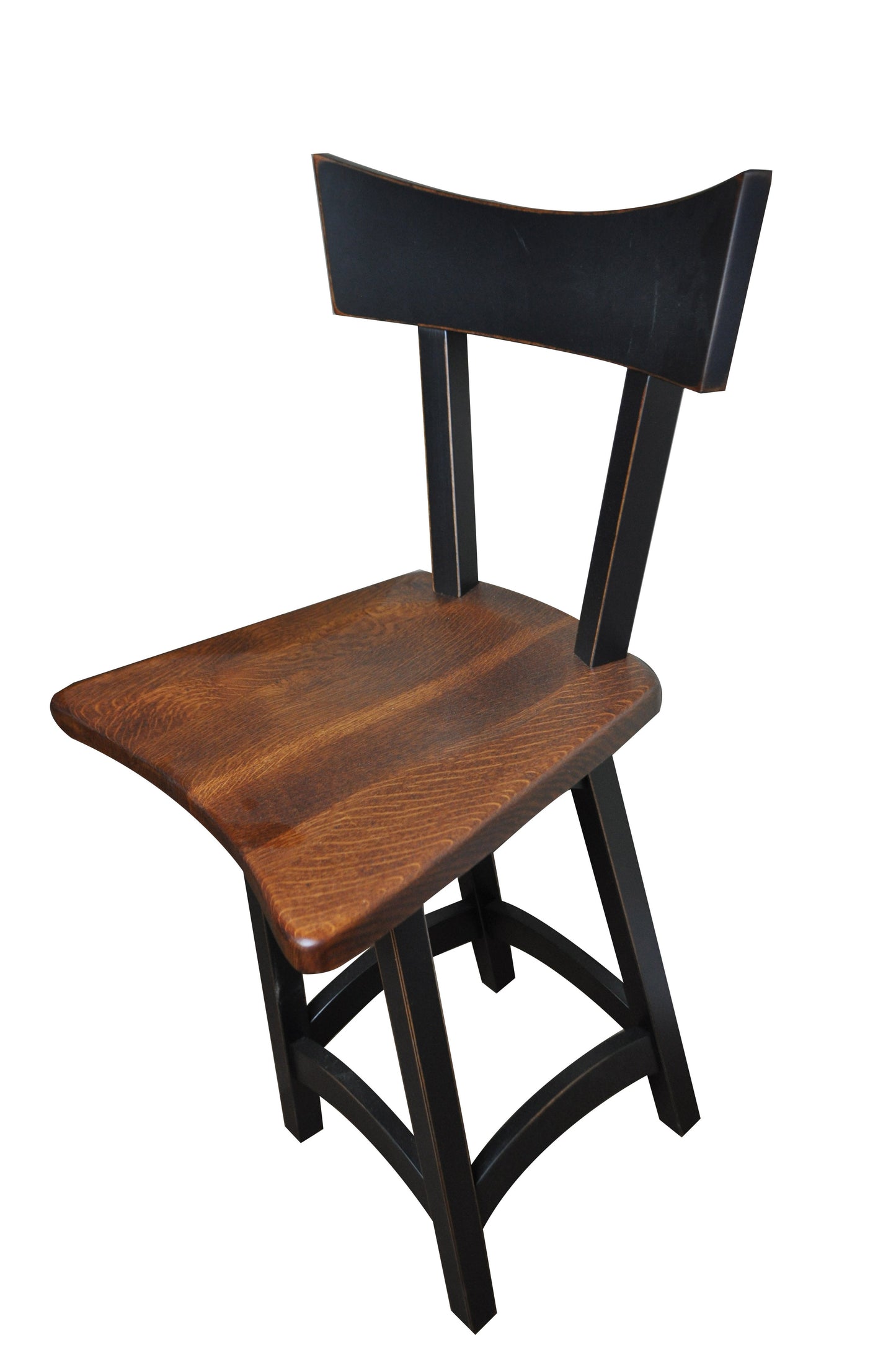 Oak Swivel Bar Stool