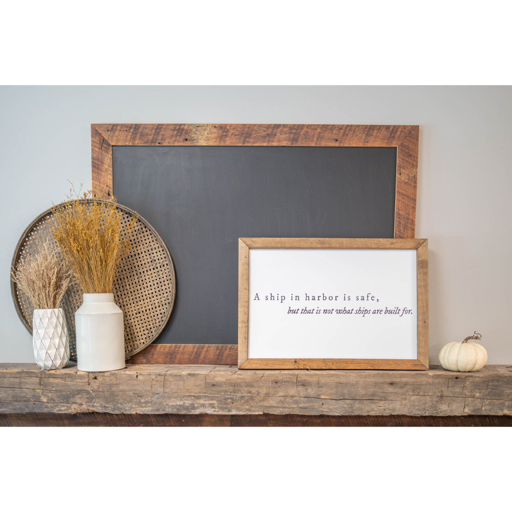 Reclaimed Wood Chalkboard