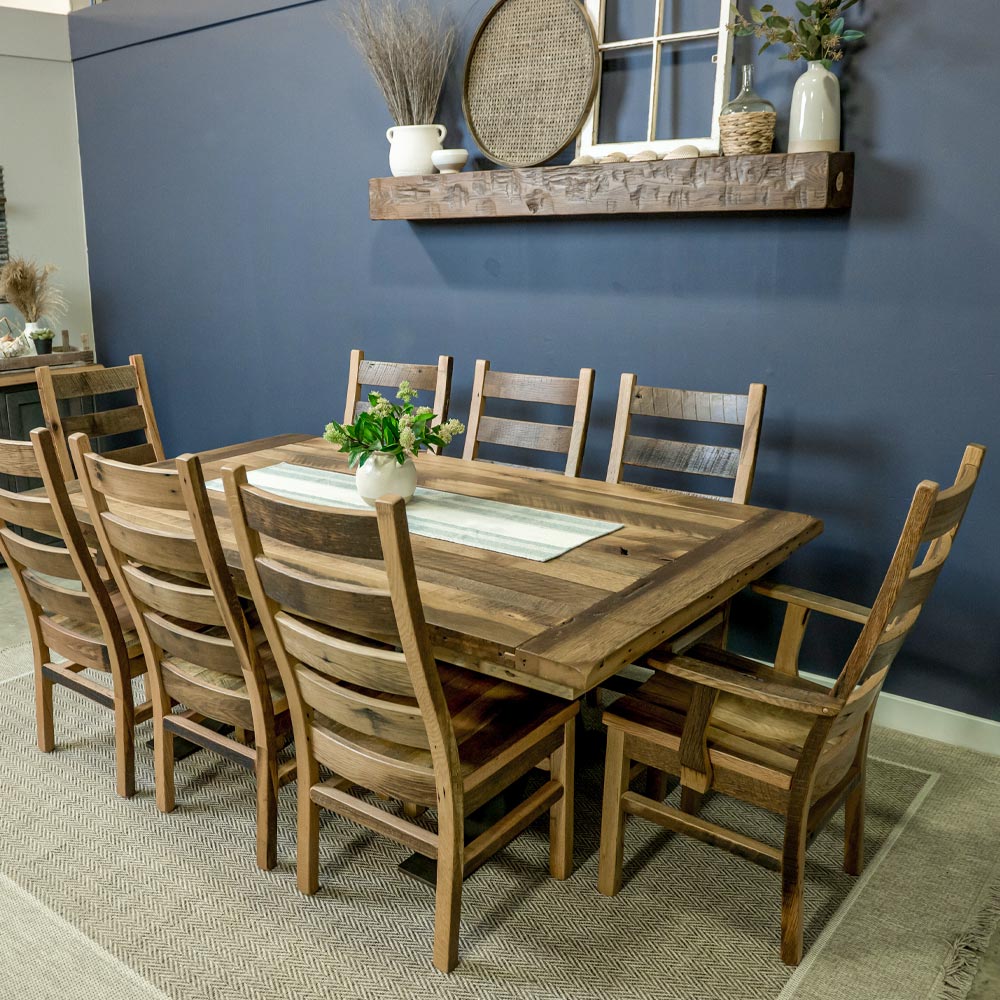 78" Tabernash Natural Barnwood Dining Table