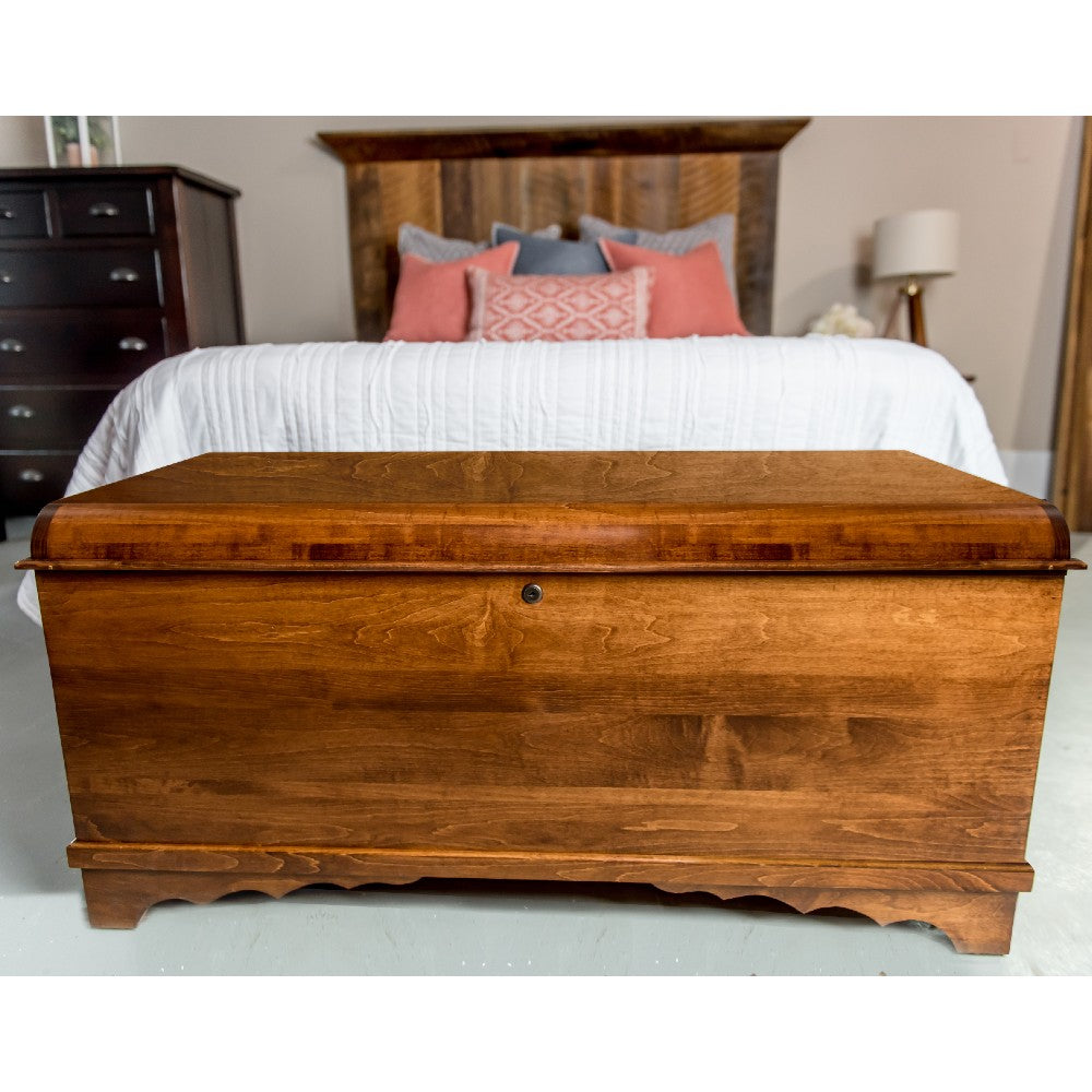 Rustic Asbury Waterfall Hope Chest