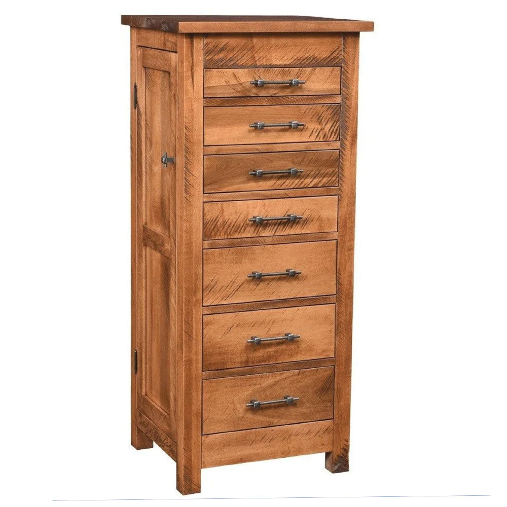 Rustic Wood Armoire Rough Sawn