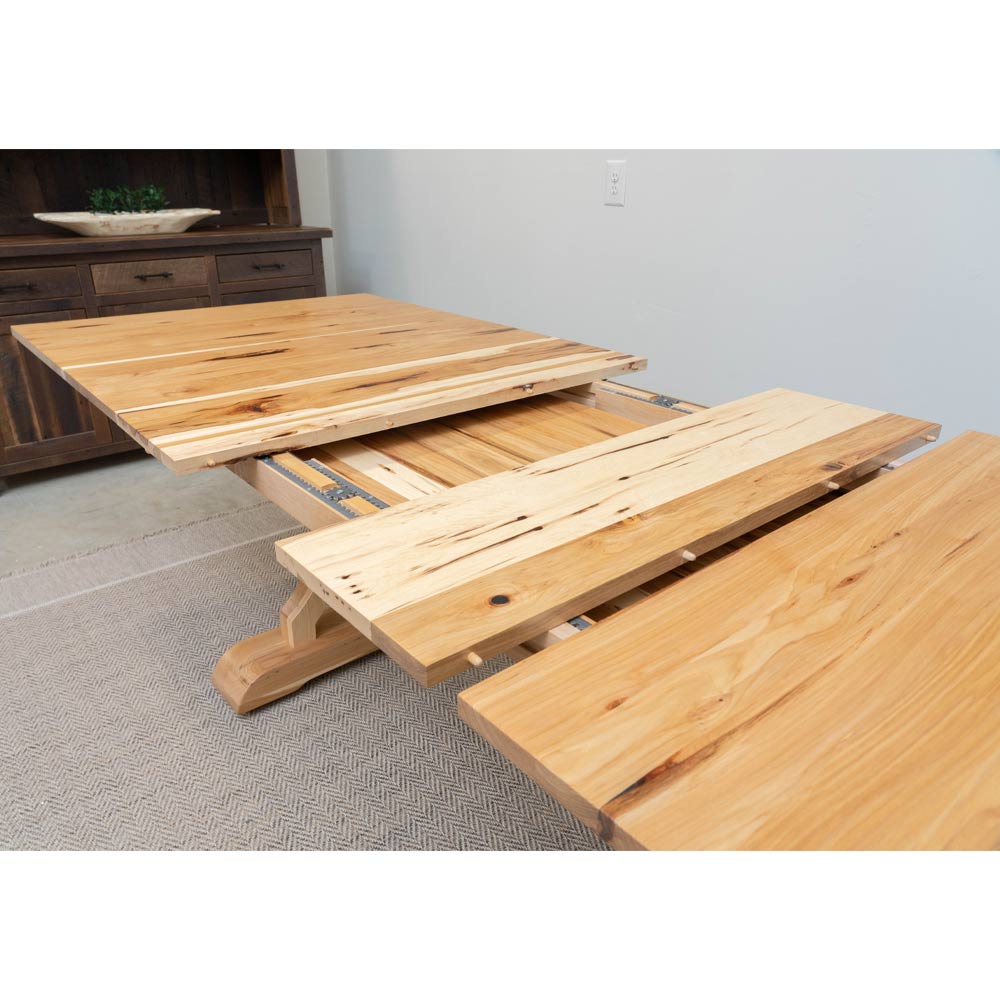 Extendable Dining Table in Hickory